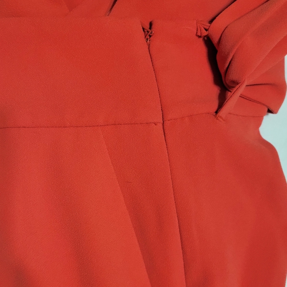 Boden Red Wide-Leg Tie-Waist Pants - Picture 7 of 10